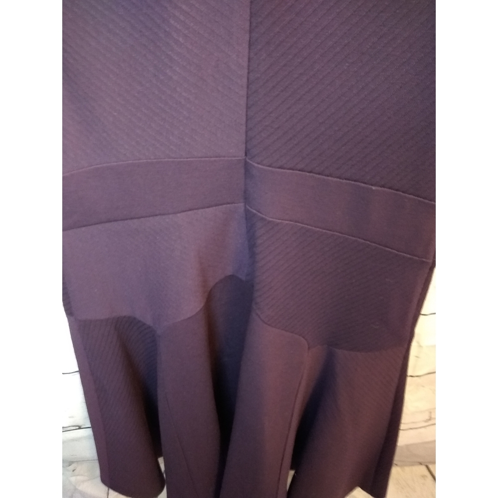 Diane Von Furstenberg Textured Panel A-line Dress - Picture 6 of 13